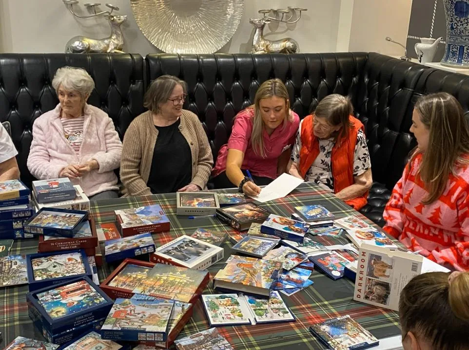 A special Christmas visit brings even more smiles to our residents