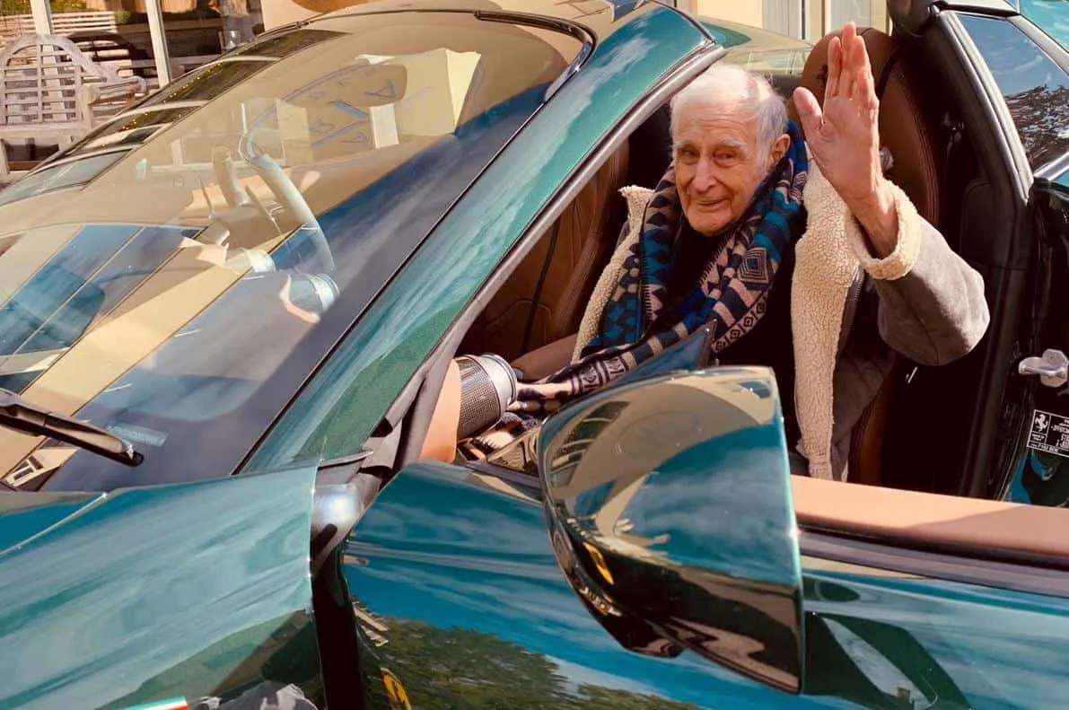Care Home Grants Wishes To Elderly Residents – including riding in a Ferrari