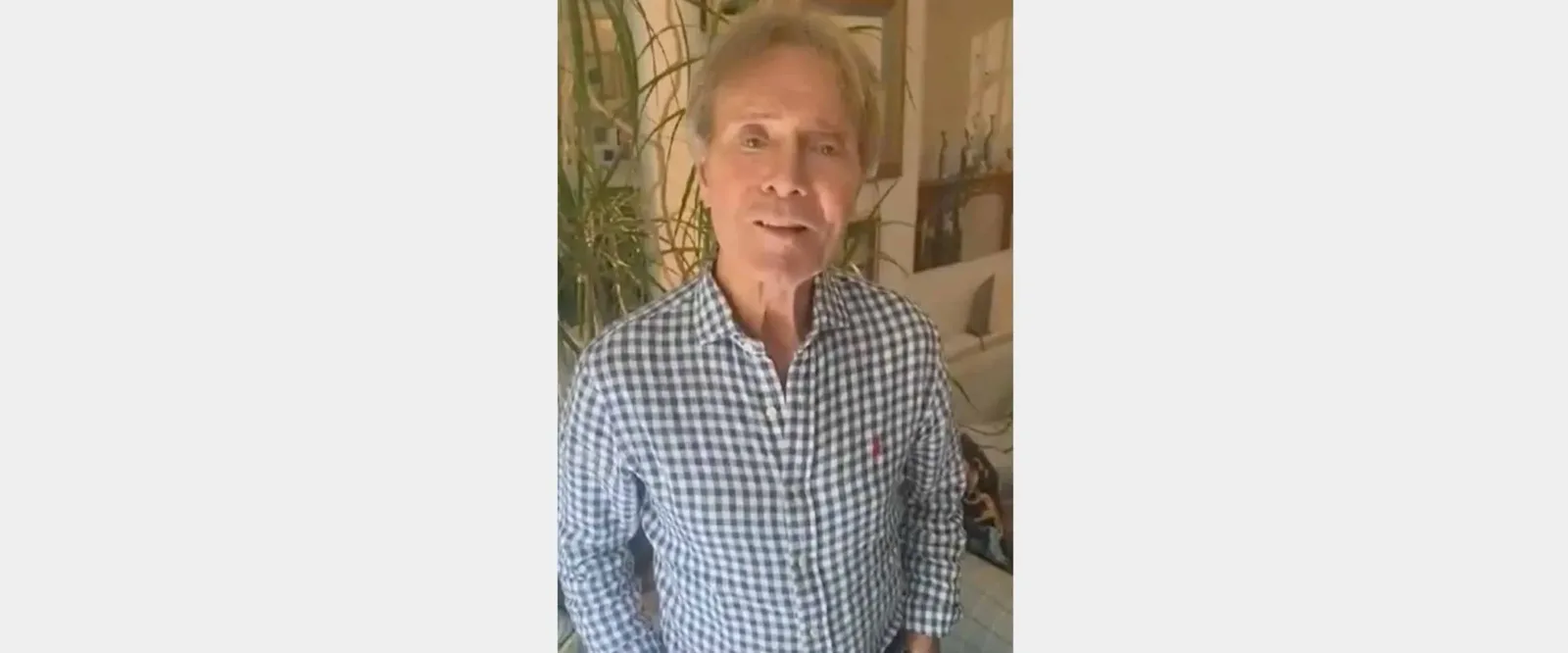 Sir Cliff Richard Lifts Spirits of Aura Resident